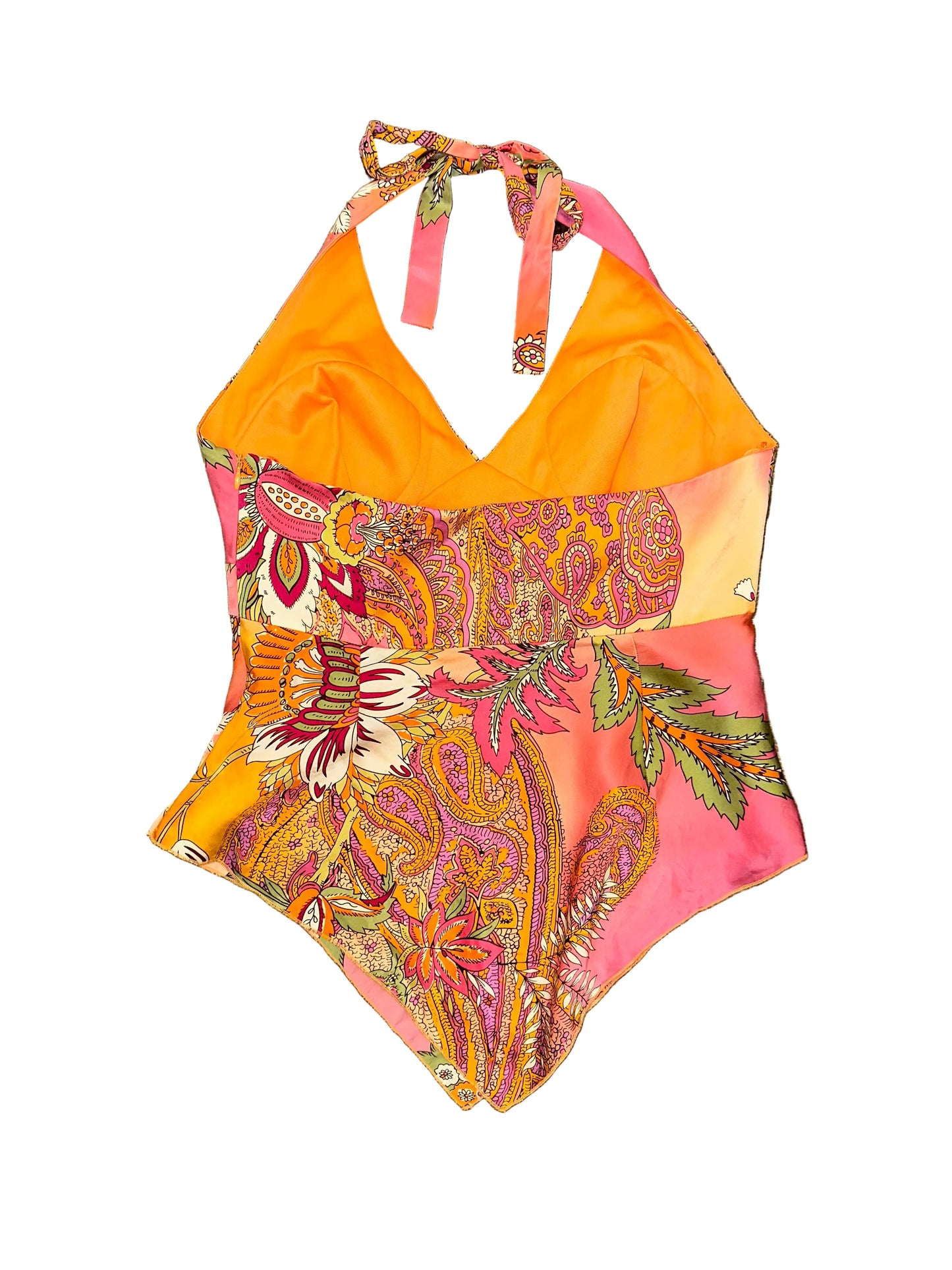 Vintage Silk Halter Top