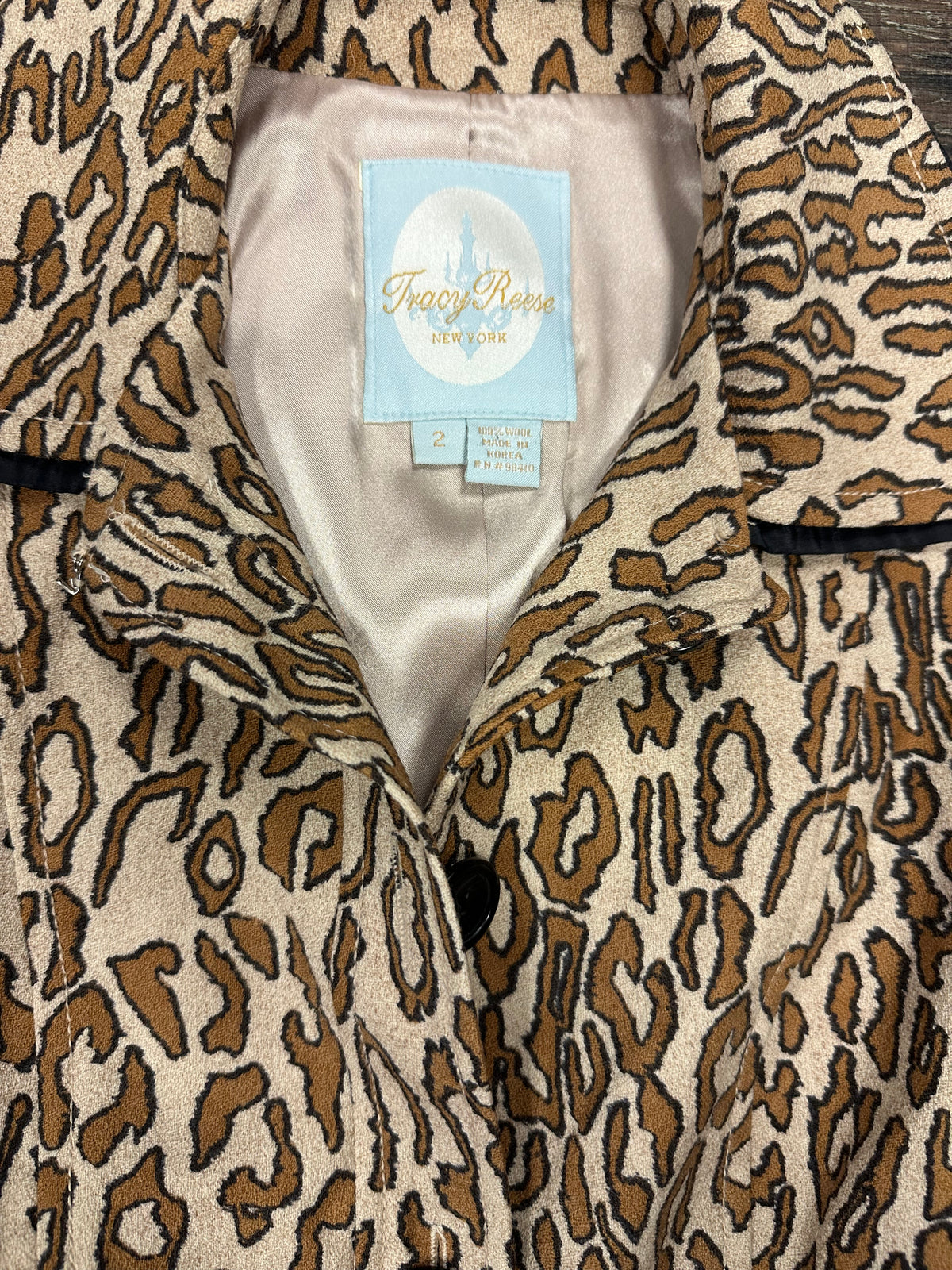 Vintage Leopard Blazer