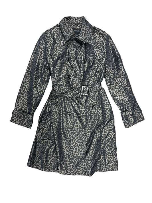2010s Leopard Trench Coat