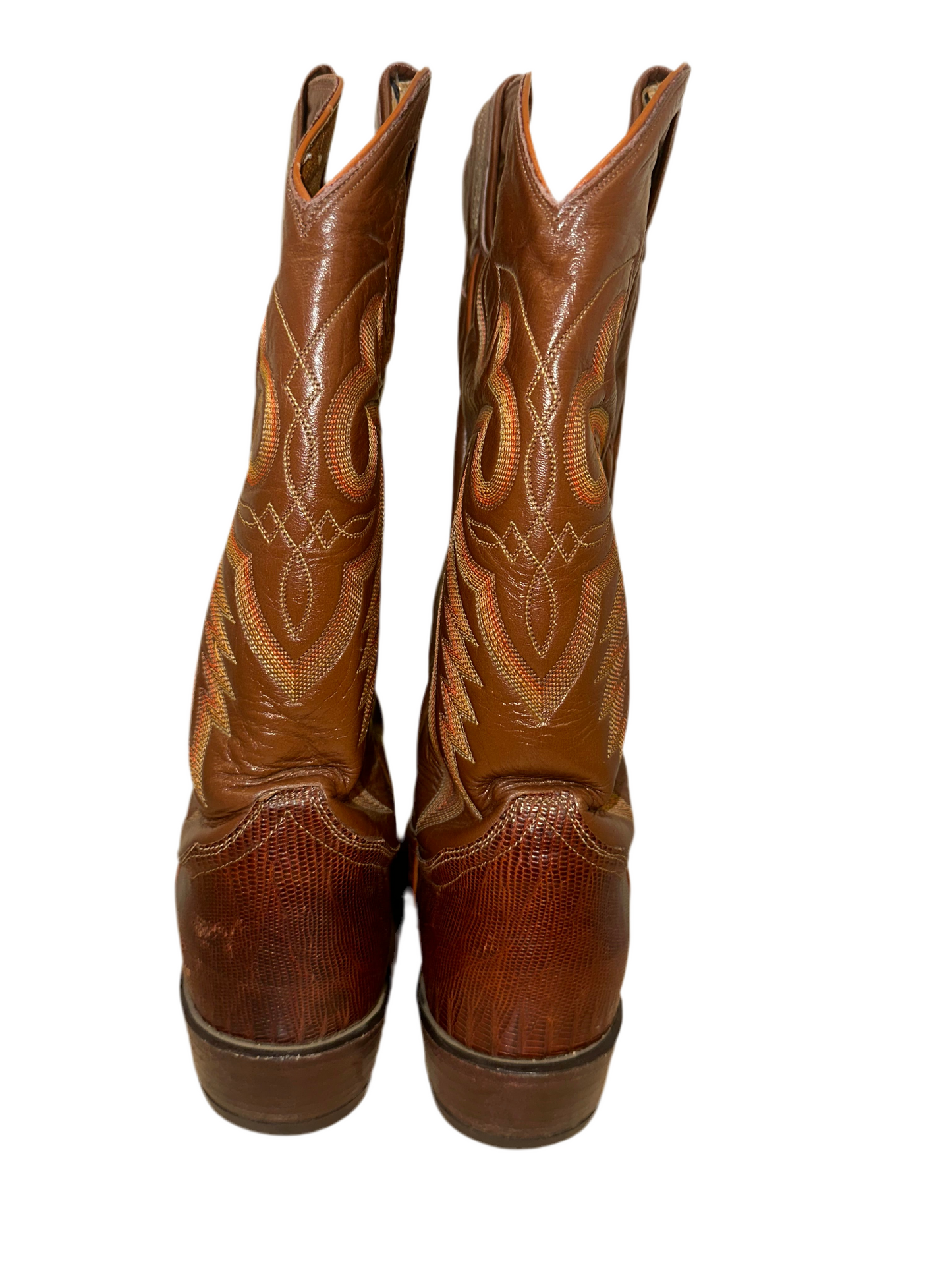 Vintage Brown Cowboy Boots