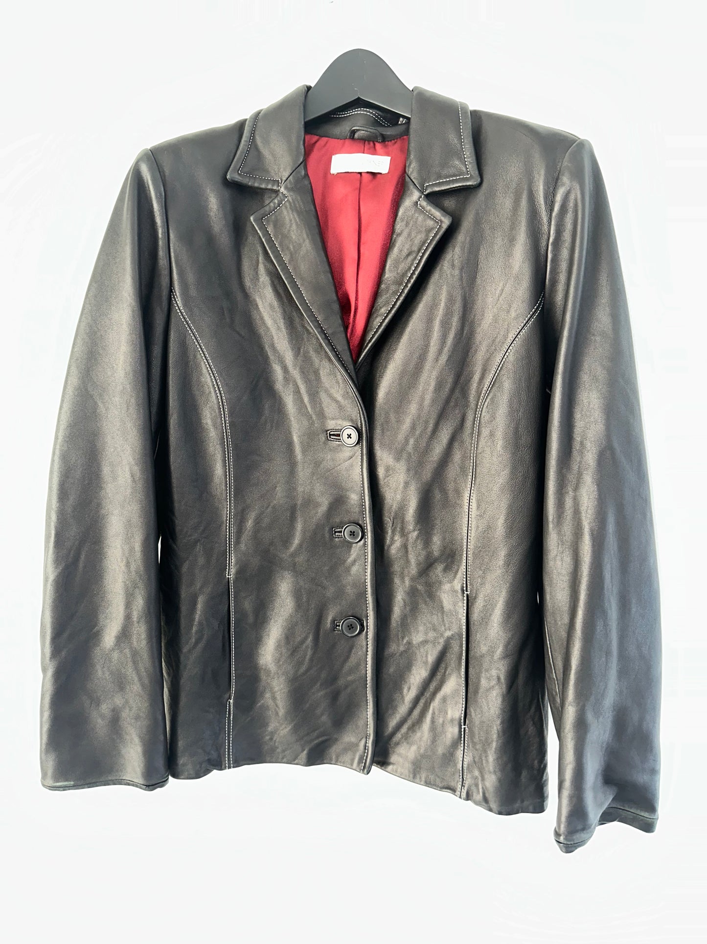 Vintage Leather Blazer