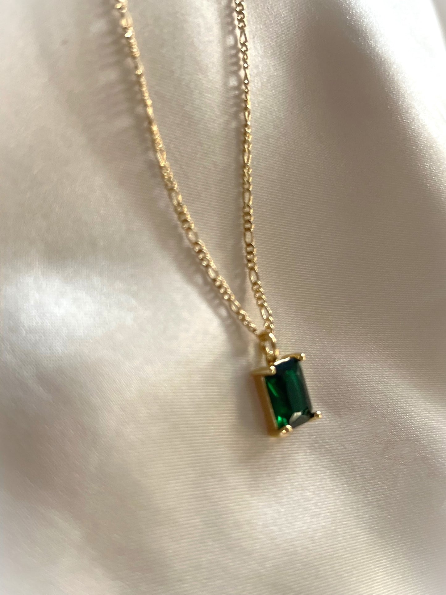 GALYNT 'Emerald Figaro Necklace'