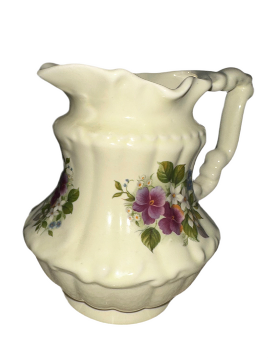 Yellow Floral Pitcher
