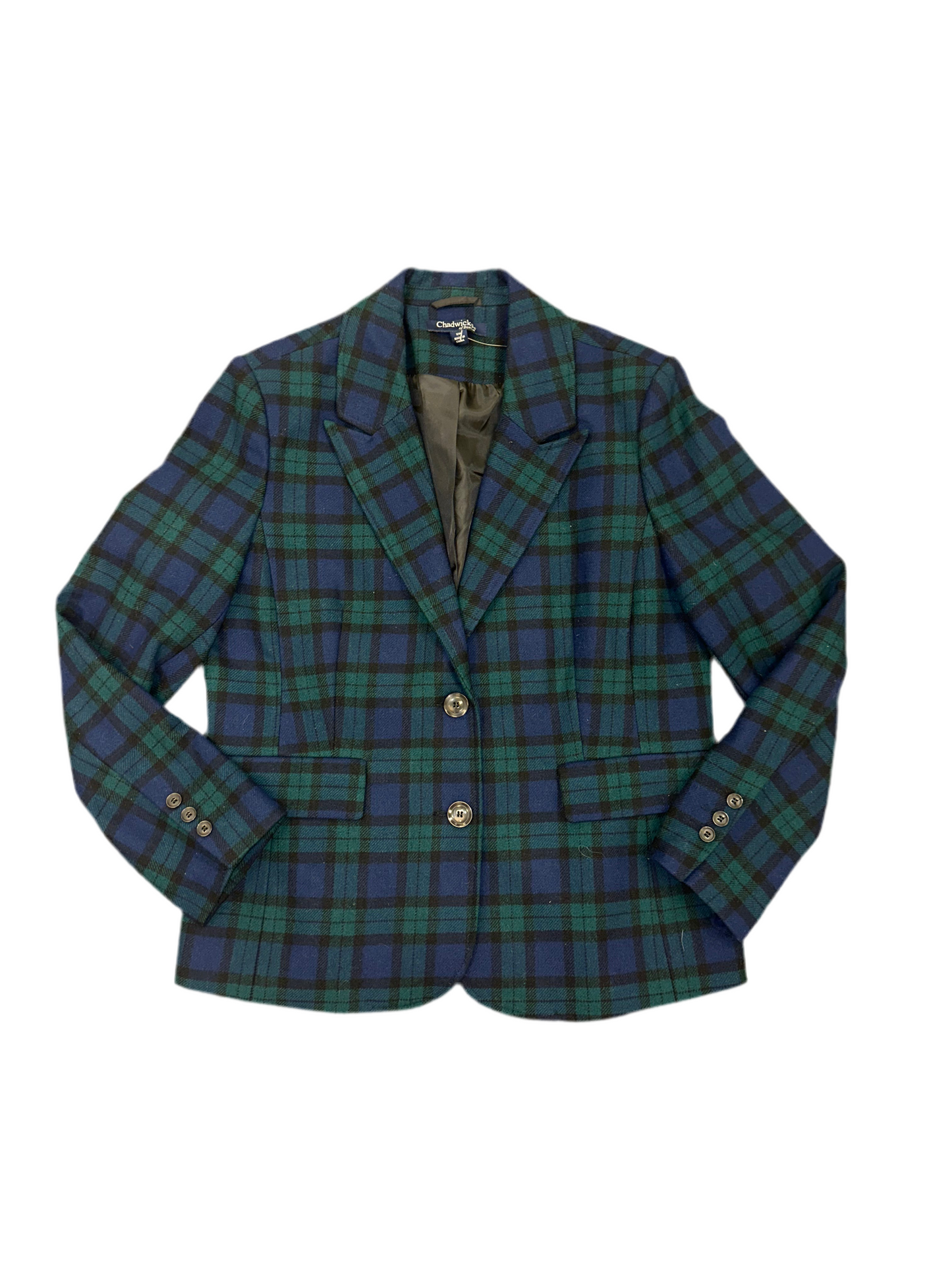 Vintage Plaid Blazer