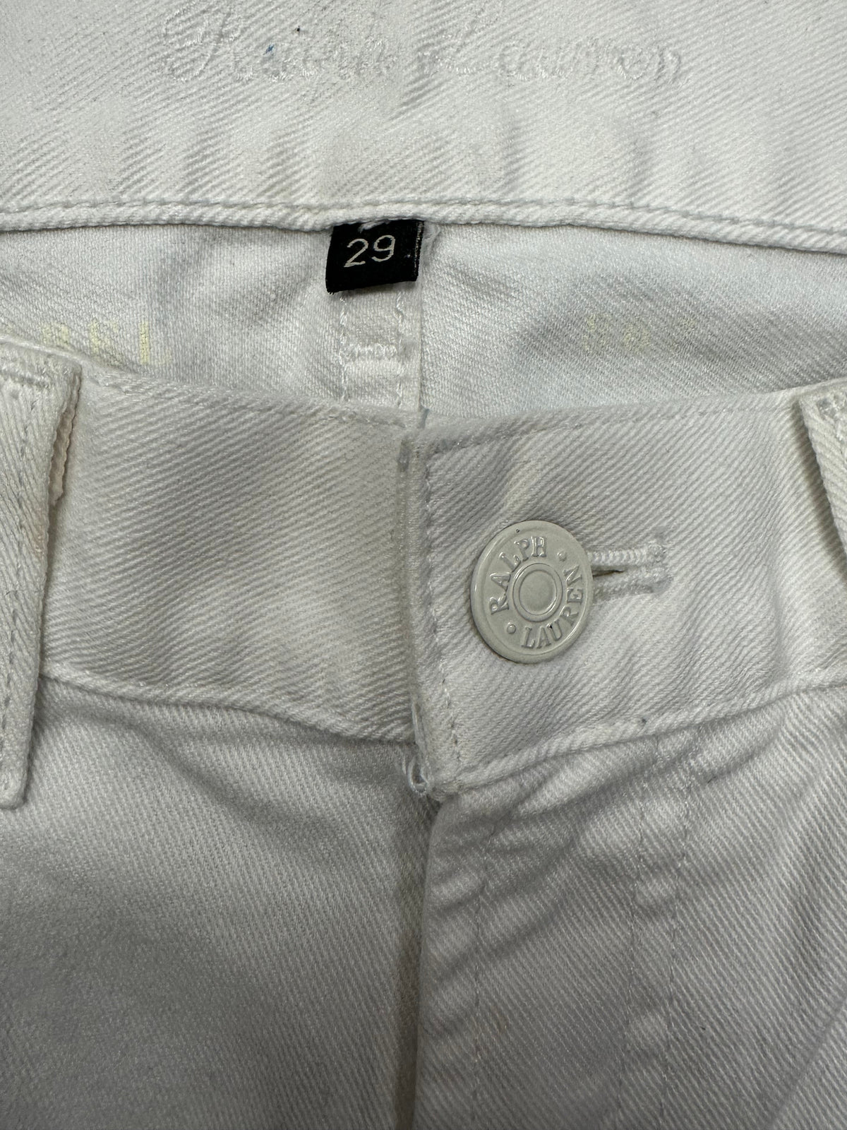 Vintage 90s White Snake Jeans