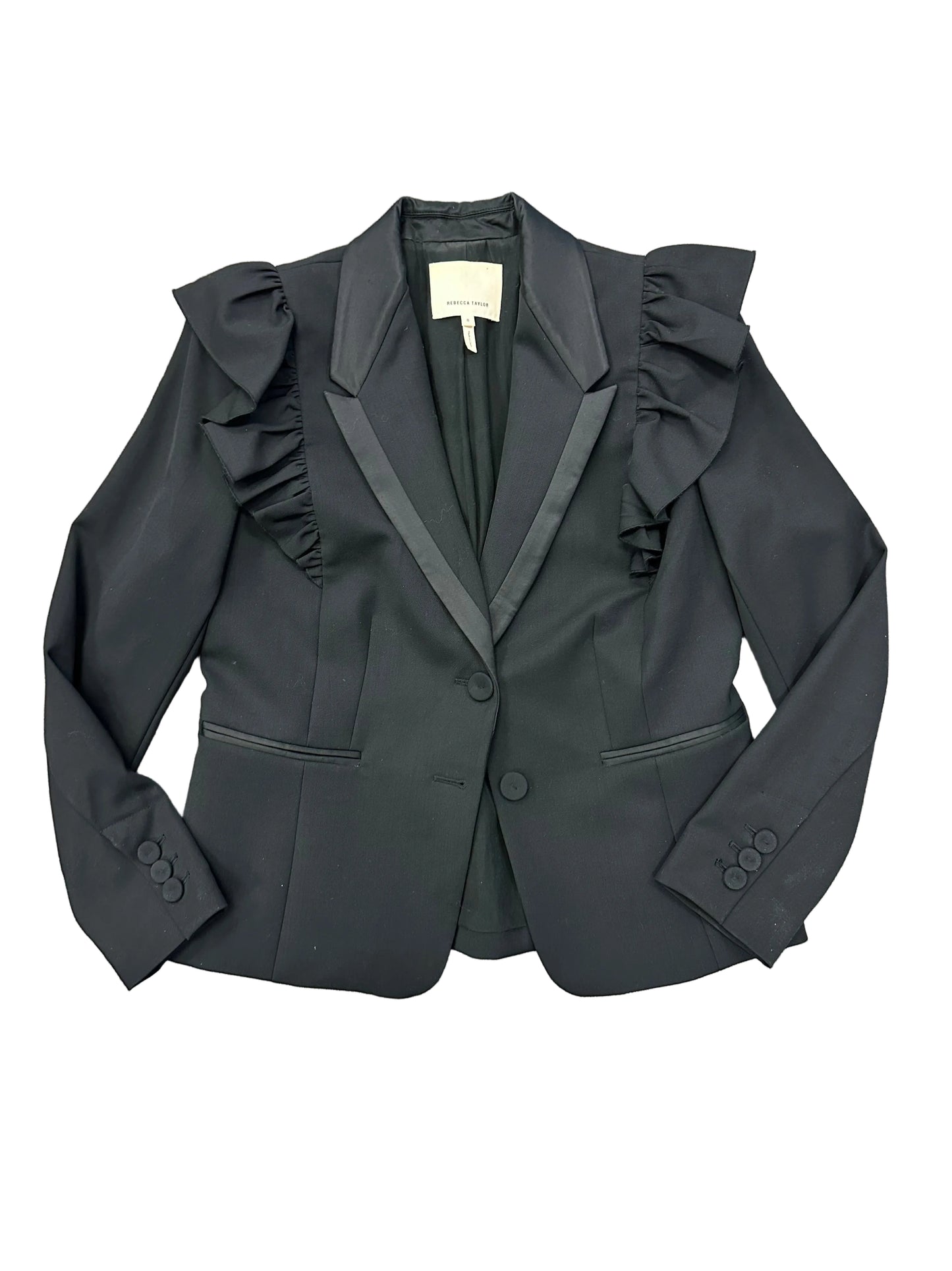 Vintage Rebecca Taylor Ruffle Blazer