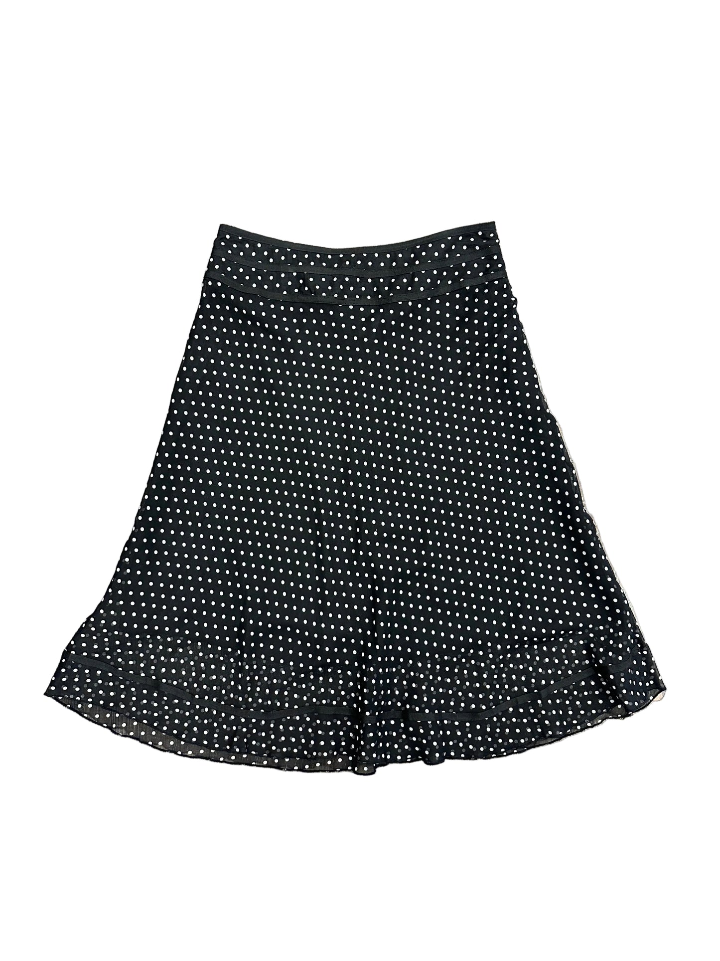 Vintage Polka Dot Midi Skirt