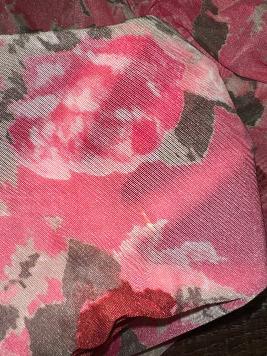 Vintage Blumarine Off the Shoulder Sheer Mesh Top