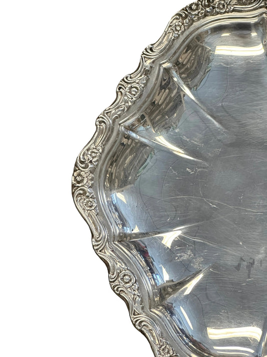 Antique Silver Tray