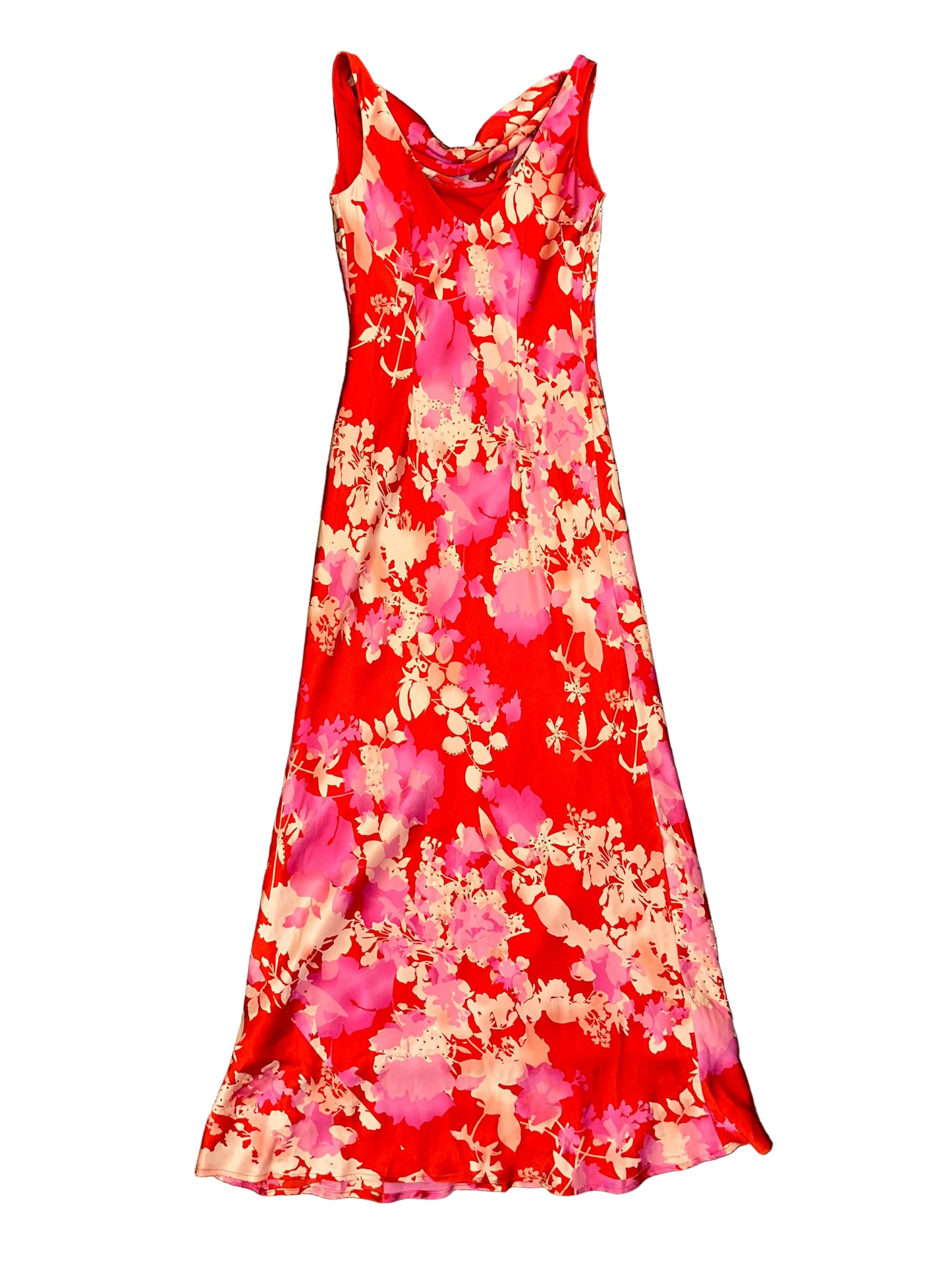 Vintage Silk Long Beaded Dress