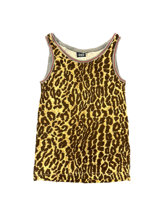 Vintage Dolce & Gabbana Cheetah Tank Top