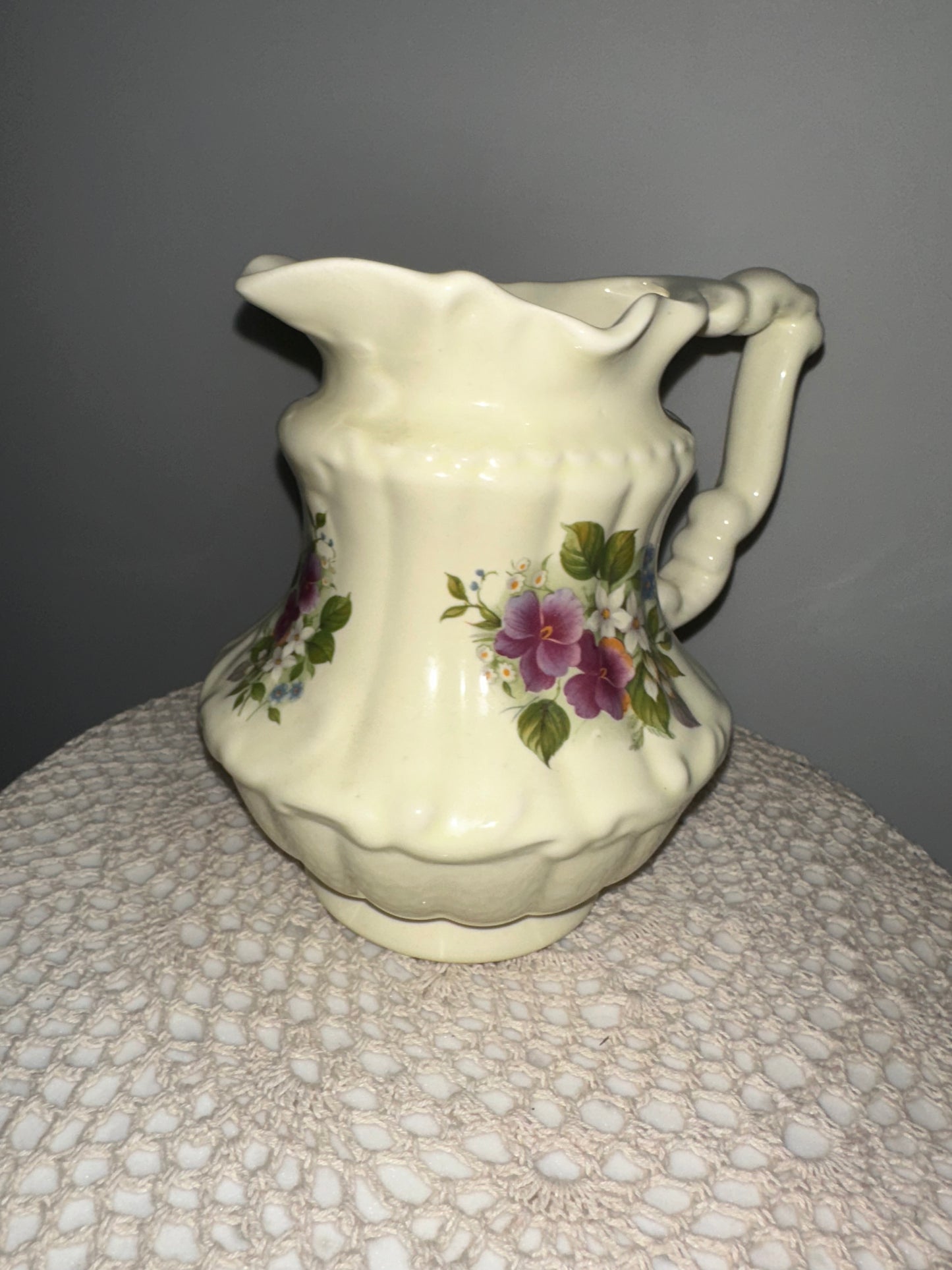Yellow Floral Pitcher