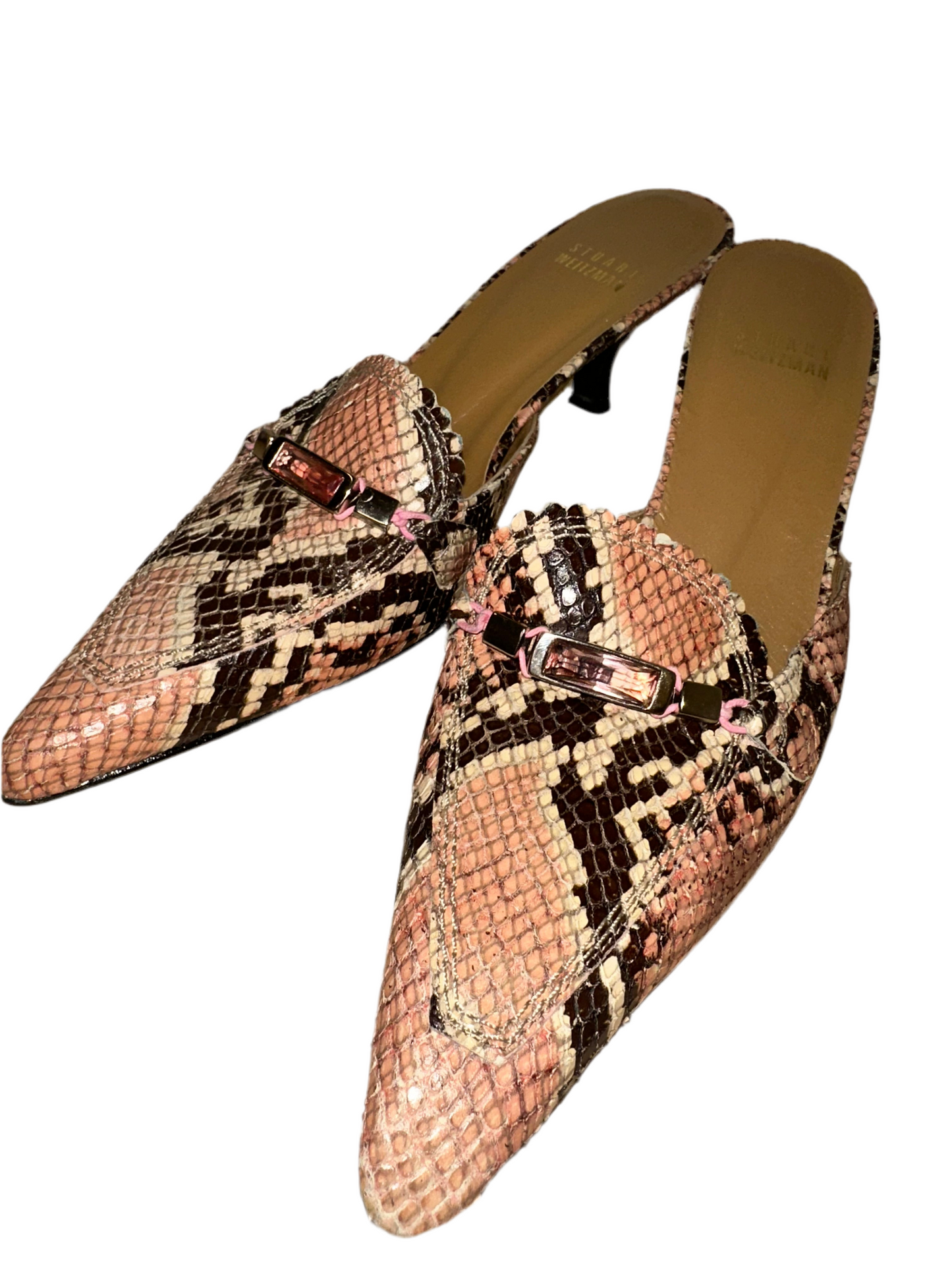 Vintage Stuart Weitzman Snakeskin Heels