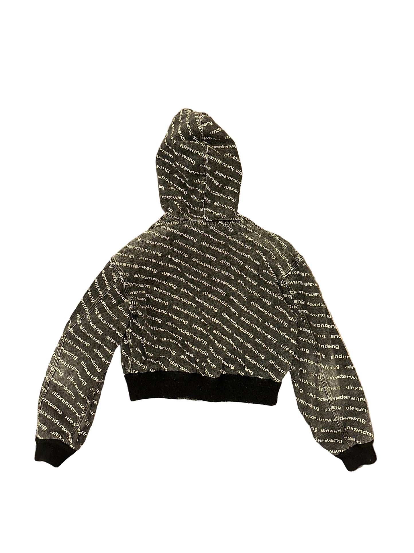 Alexander Wang Denim Hoodie Jacket
