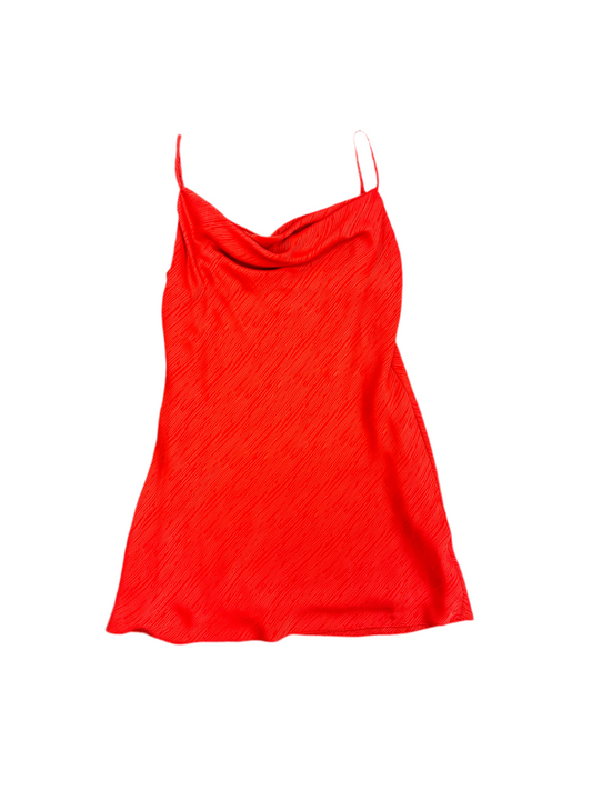 Red Silk Slip Dress