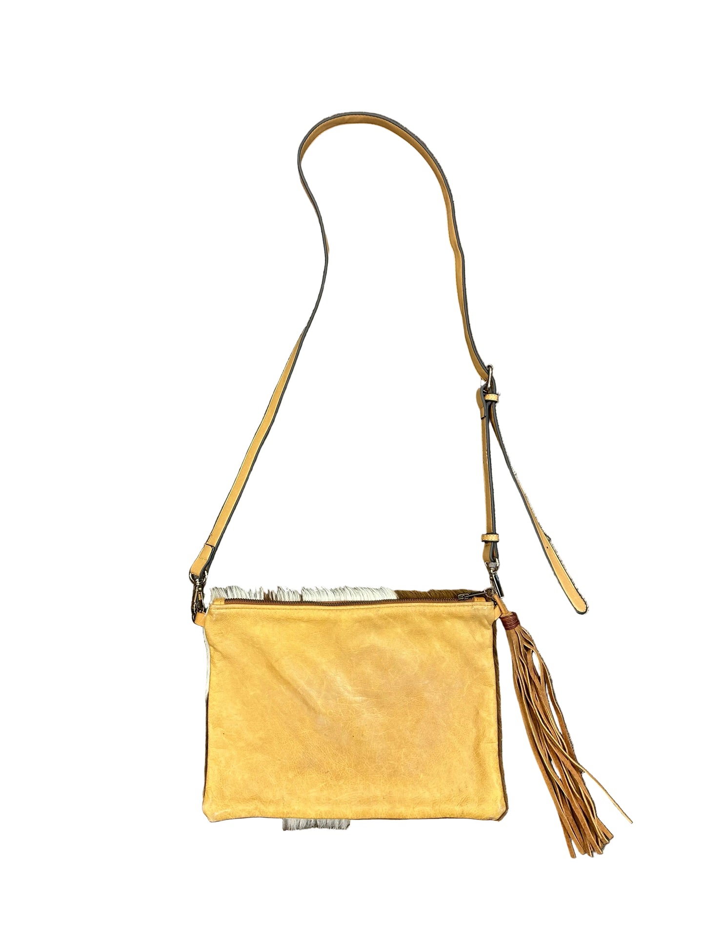Vintage Ponyhair & Leather Crossbody Purse