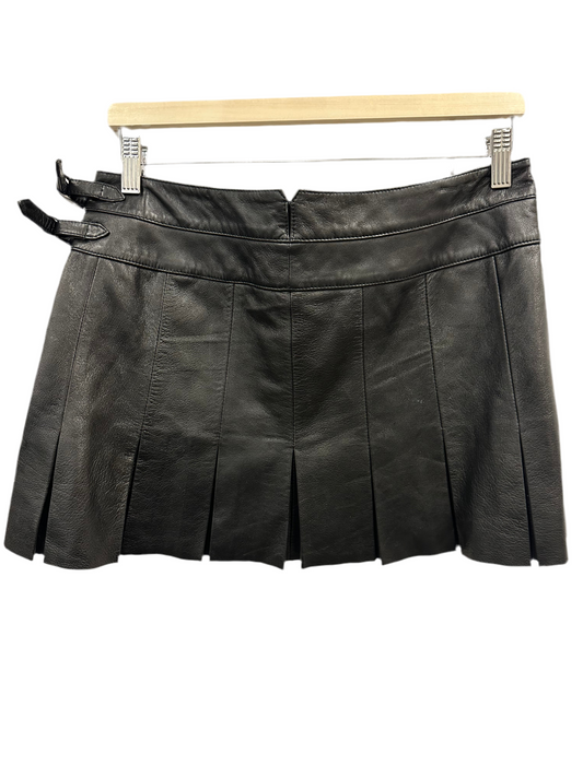 Vintage Leather Skirt