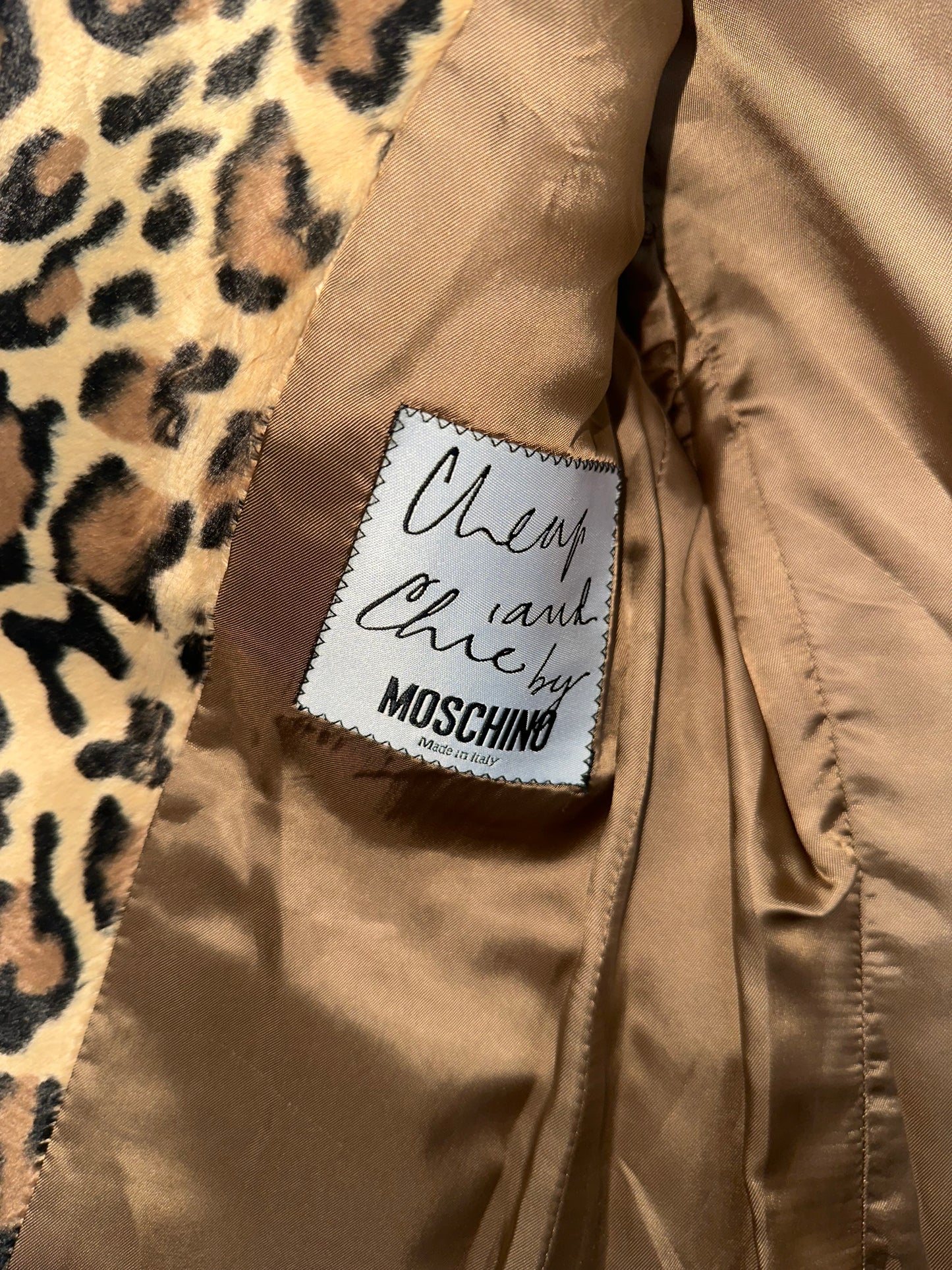 Vintage Moschino Cheetah Blazer