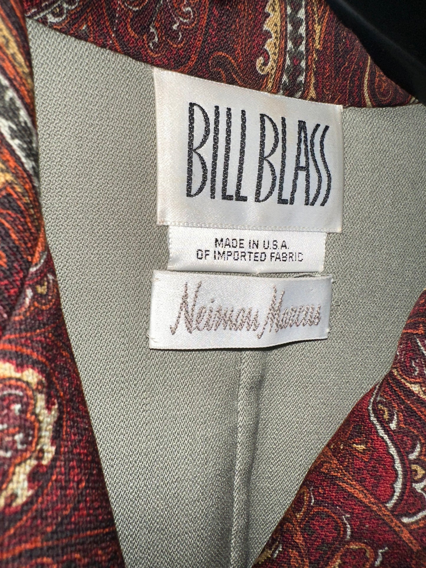Vintage Bill Blass Blazer