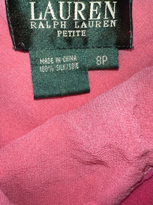 Vintage Ralph Lauren Silk Midi Skirt