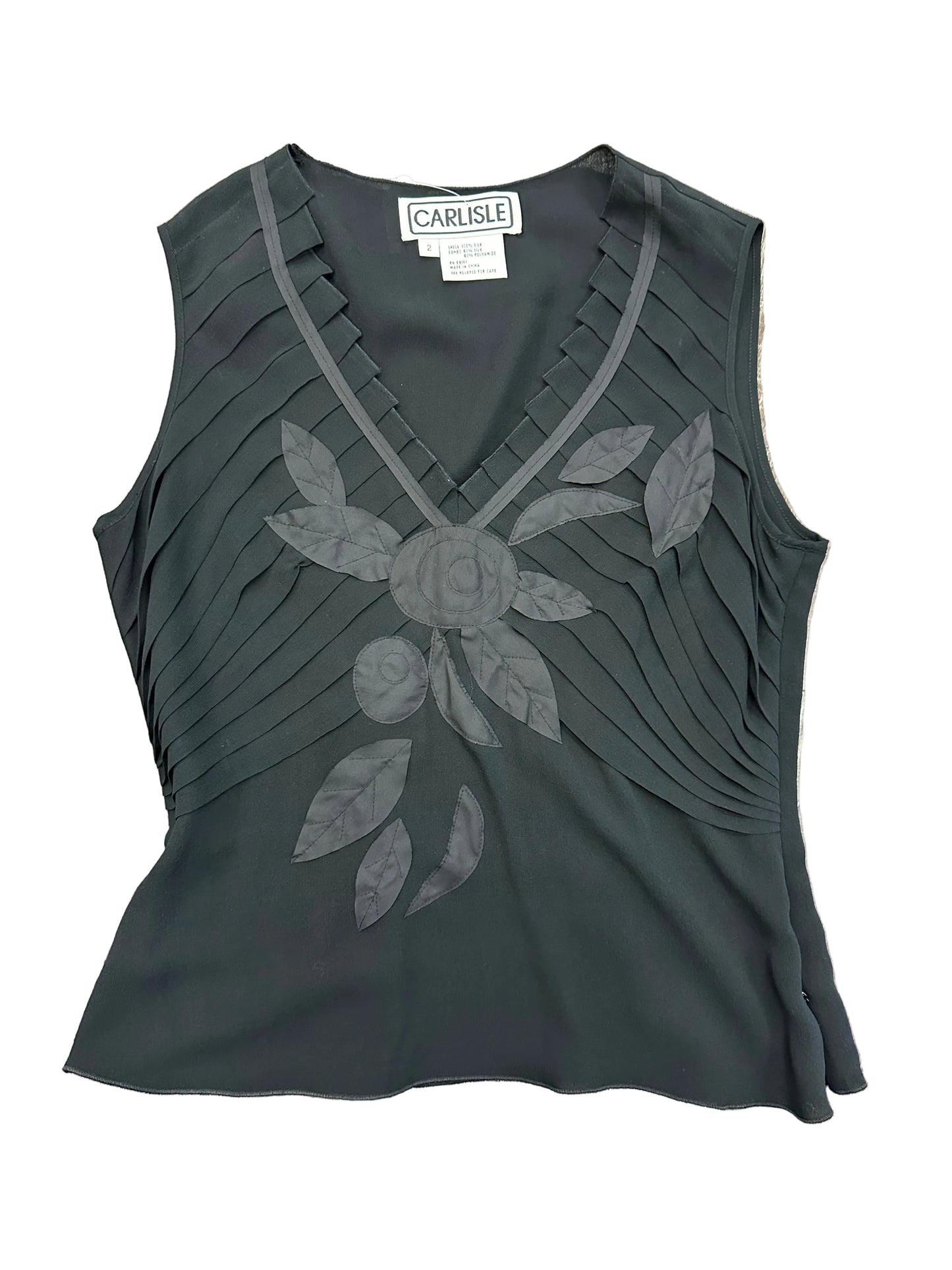 Vintage Silk Floral Tank
