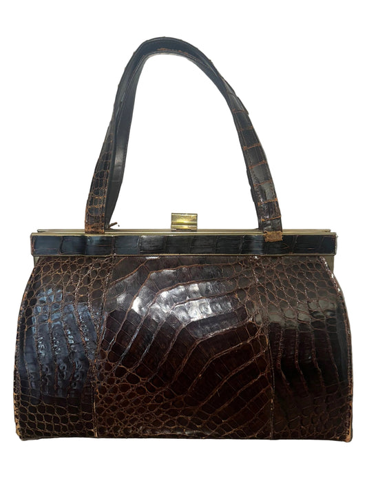 Vintage (50s/60s) Genuine Alligator Handbag