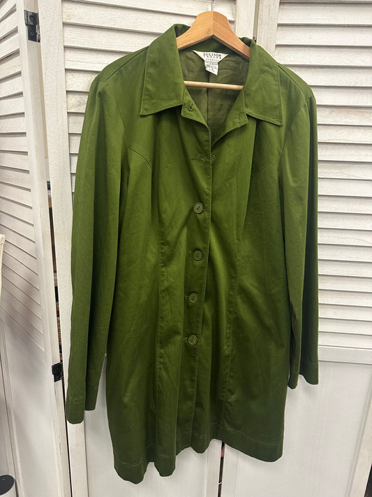 Vintage Green Trench Coat