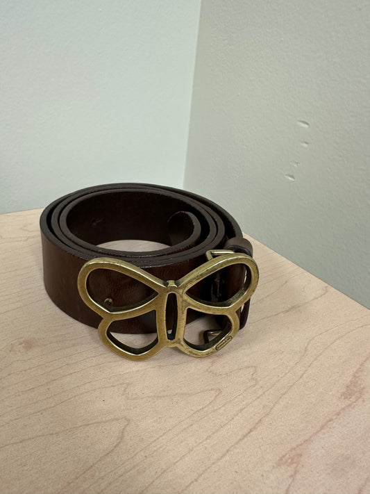 Vintage Coach Butterfly Belt