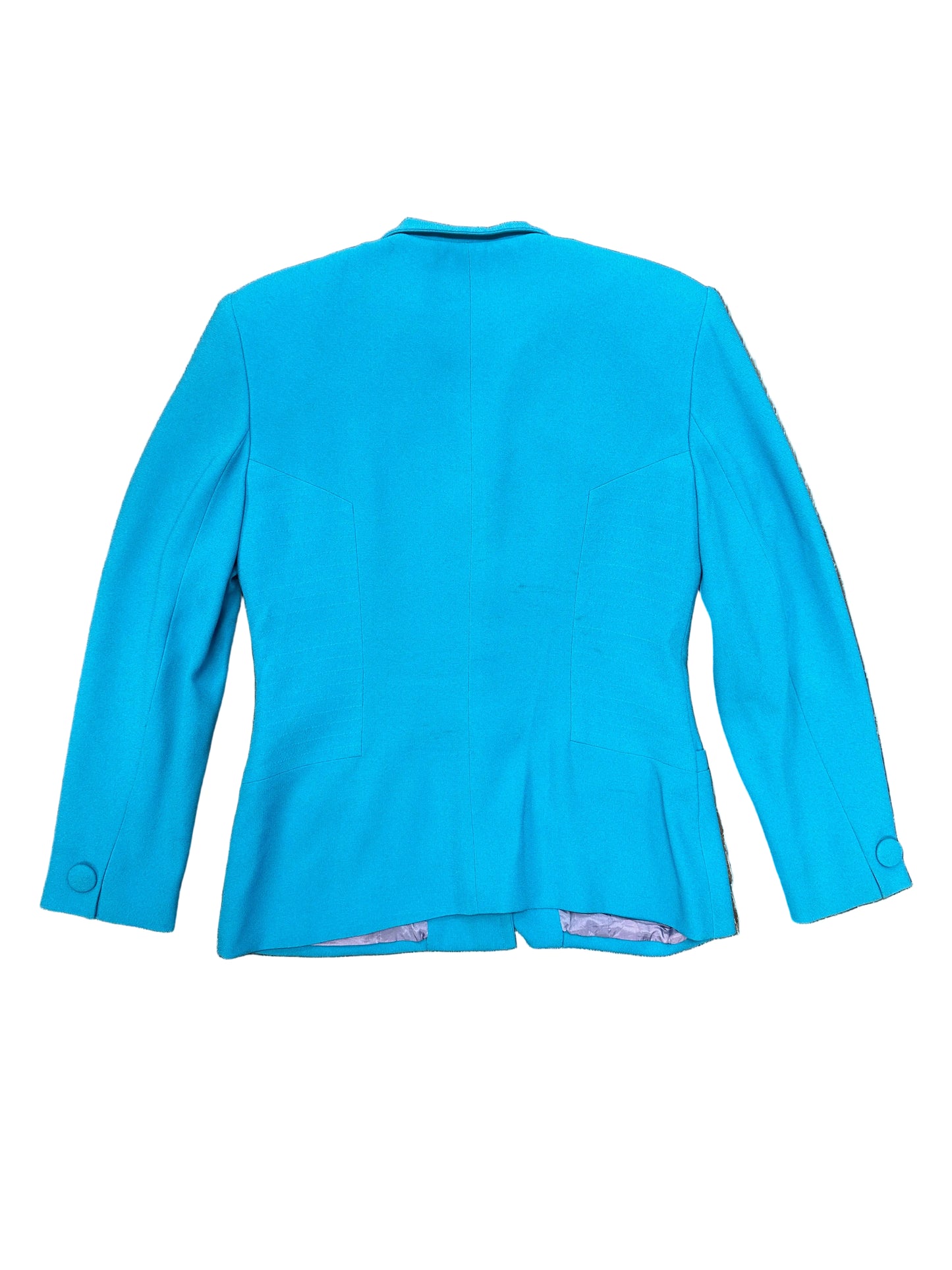 Vintage Christian Dior Turquoise Blazer