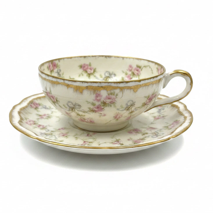 Vintage Limoges Teacup & Saucer Set
