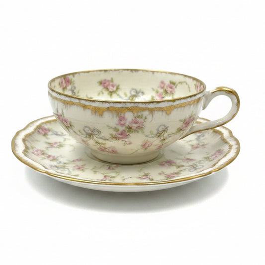 Vintage Limoges Teacup & Saucer Set
