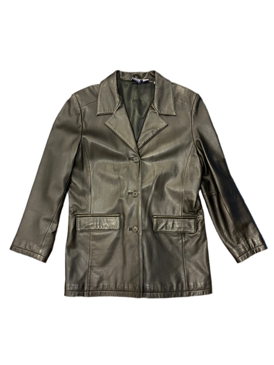 Vintage Leather Blazer