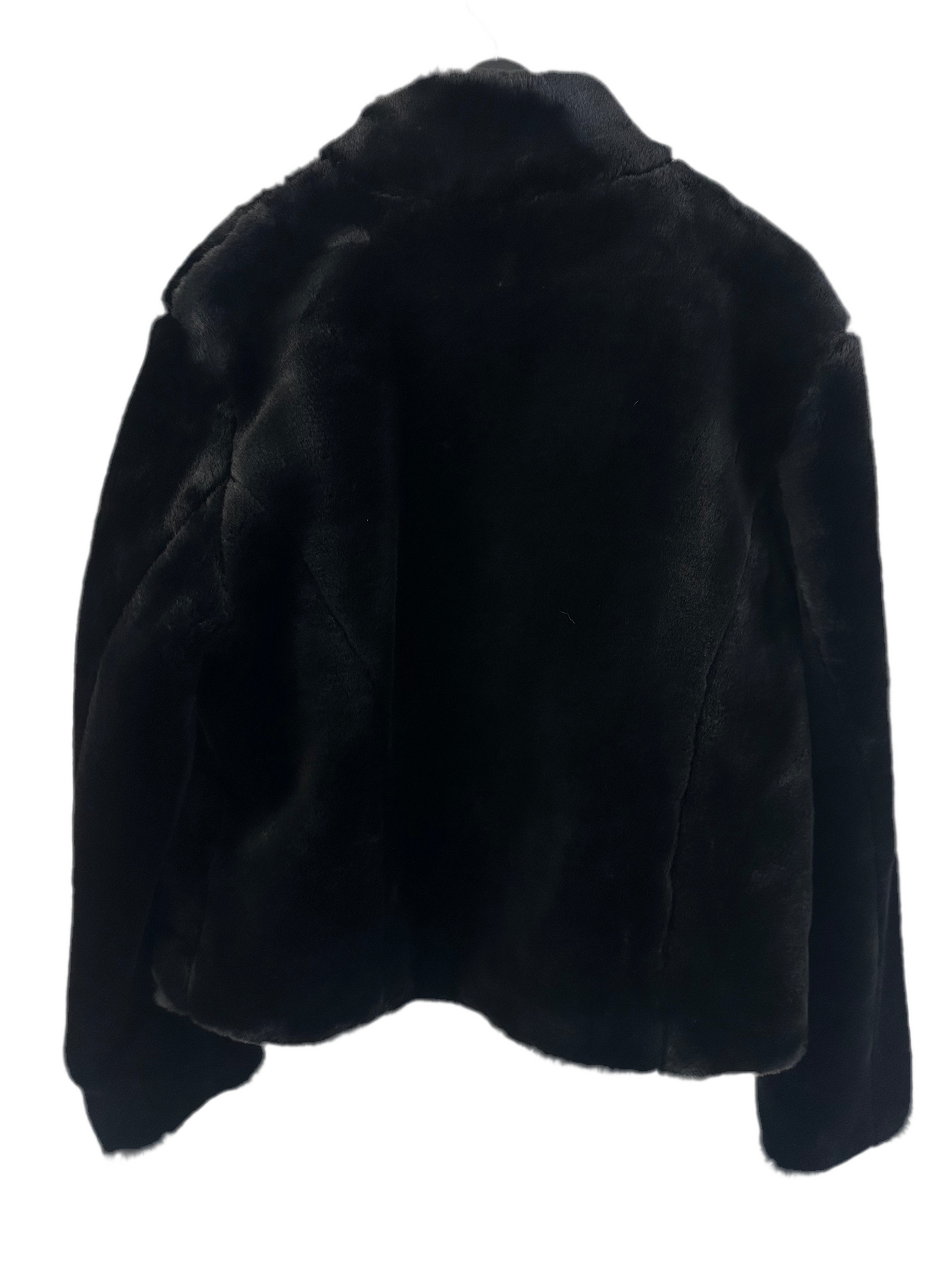 Black Faux Fur Coat