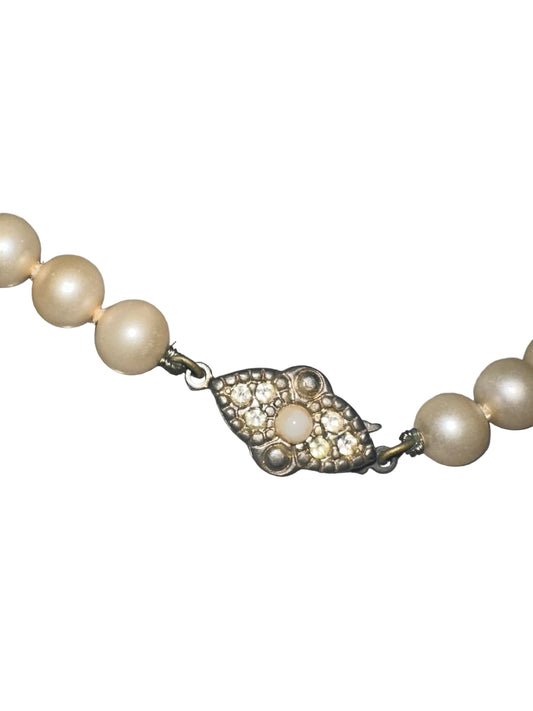 Vintage Faux Pearl Choker