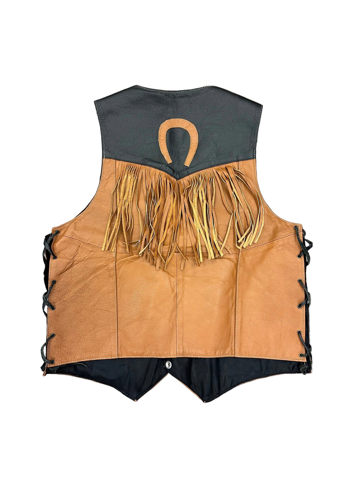 Vintage Western Leather Vest