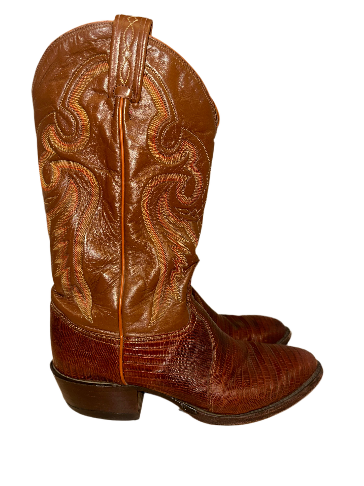 Vintage Brown Cowboy Boots
