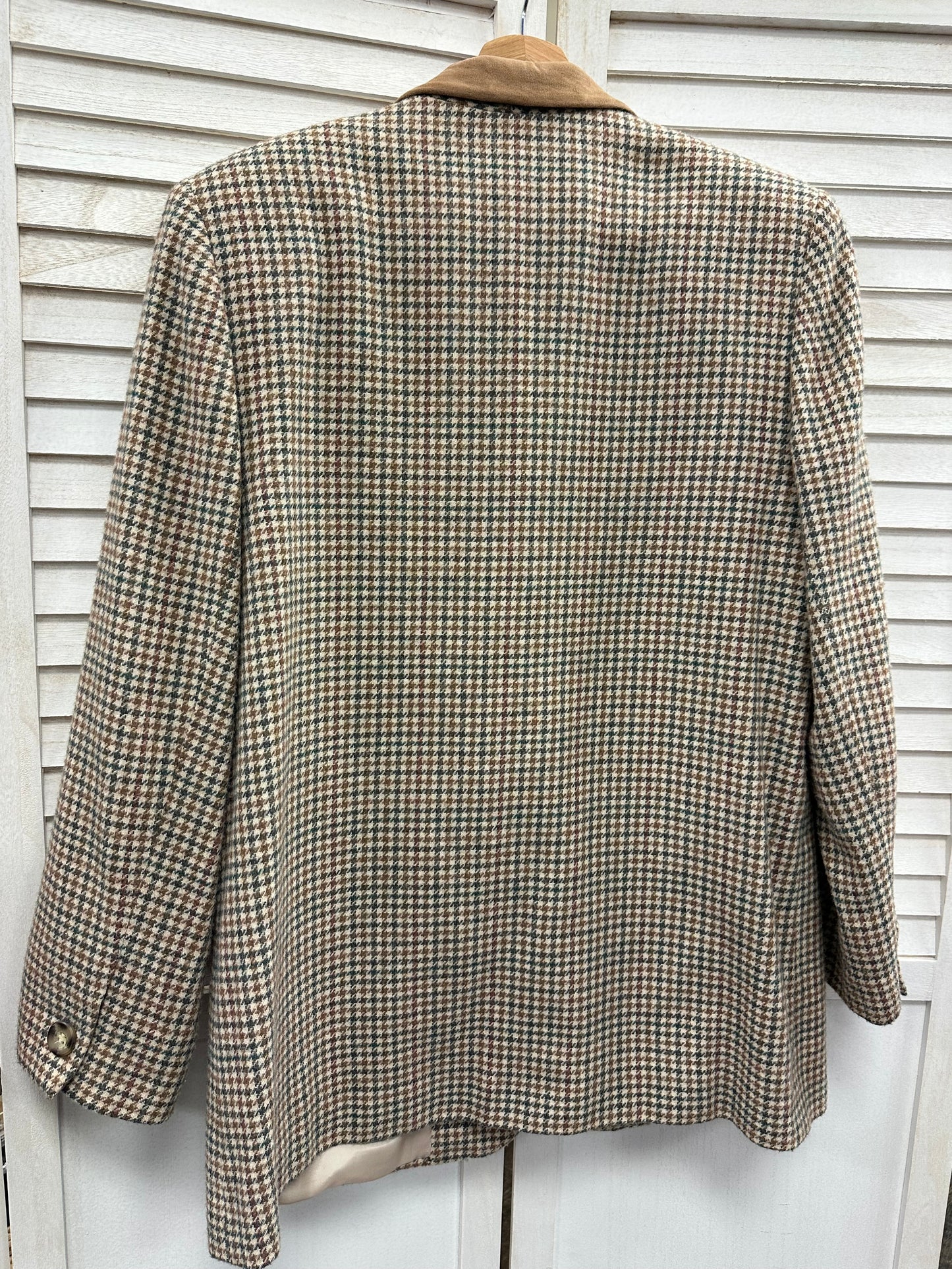 Vintage Plaid Blazer