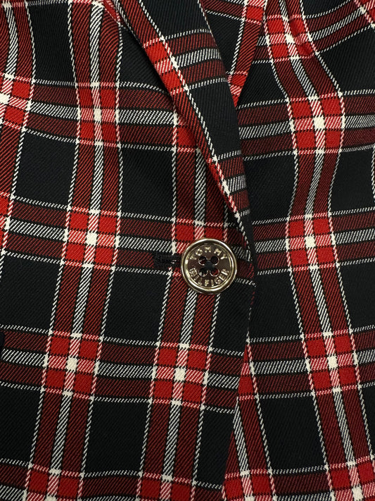 Vintage Plaid Blazer