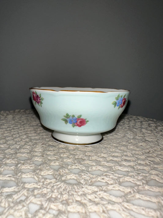 Small Blue Floral Bowl