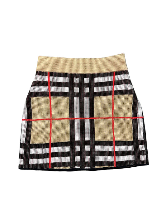 Vintage Knit Burberry Skirt