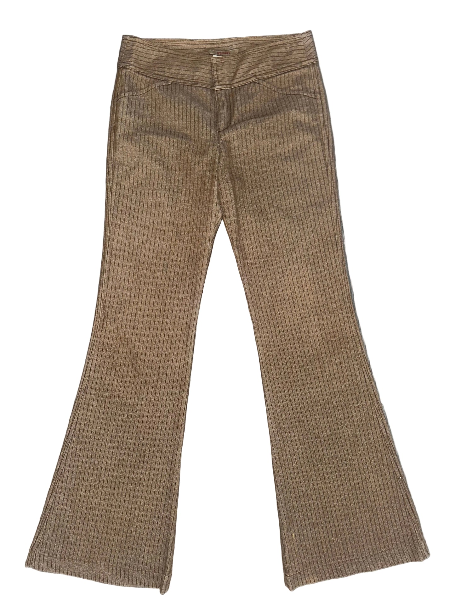 Vintage Brown Pinstriped Trousers