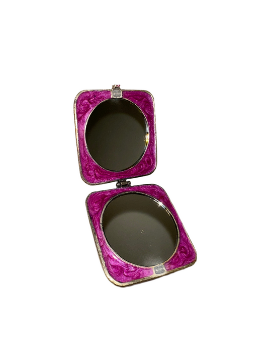 Vintage Butterfly Compact Mirror