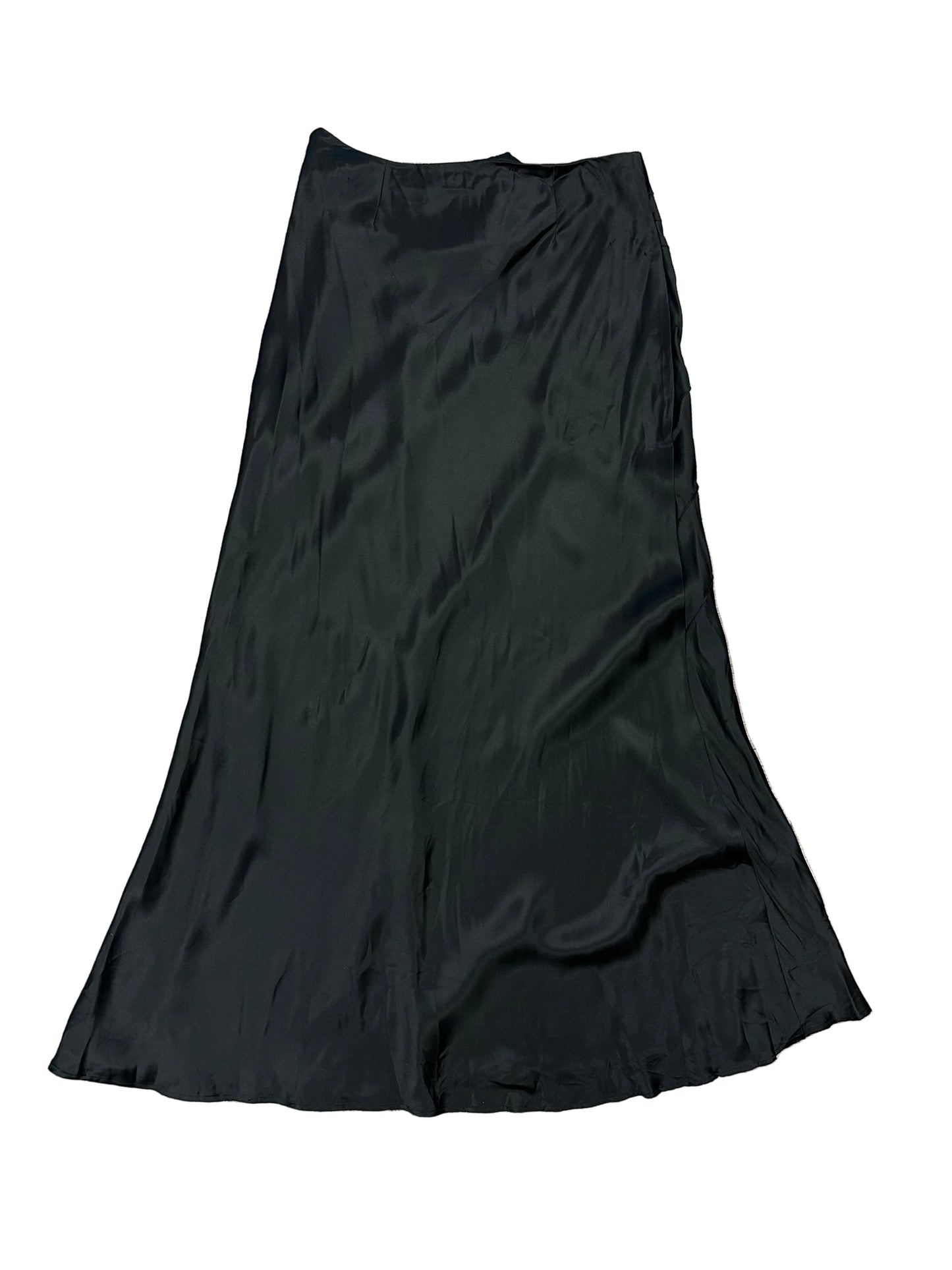 Vintage Silk Maxi Skirt