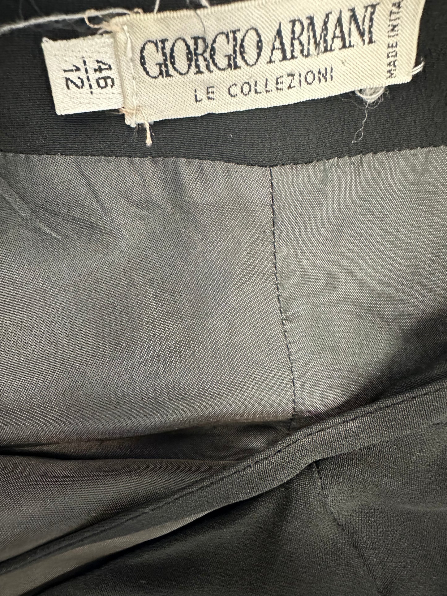 Vintage Armani Black Maxi Cocktail Dress