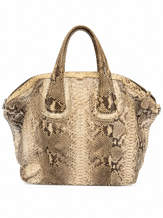 Vintage Genuine Python Tote