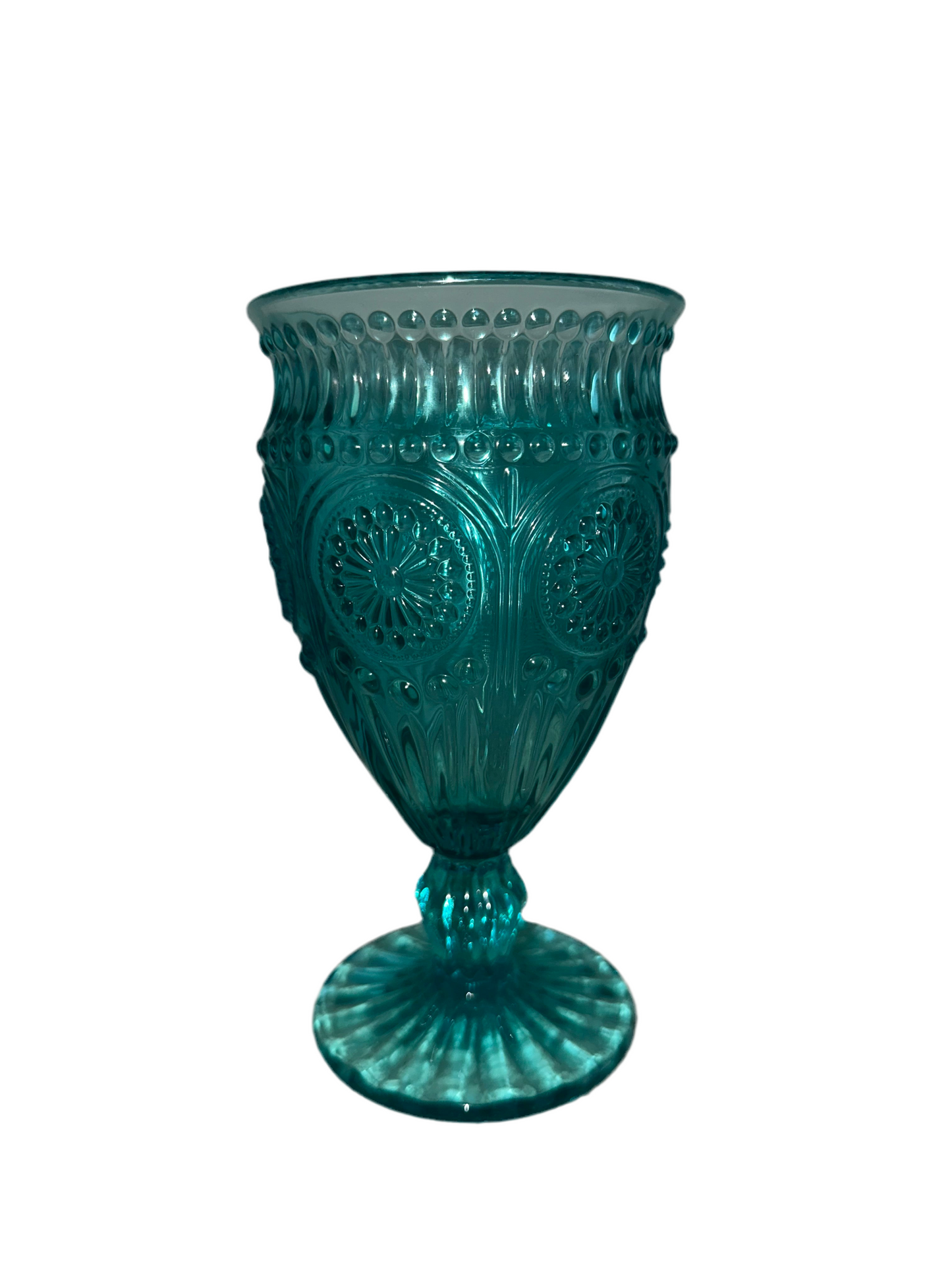 Turquoise Water Glass