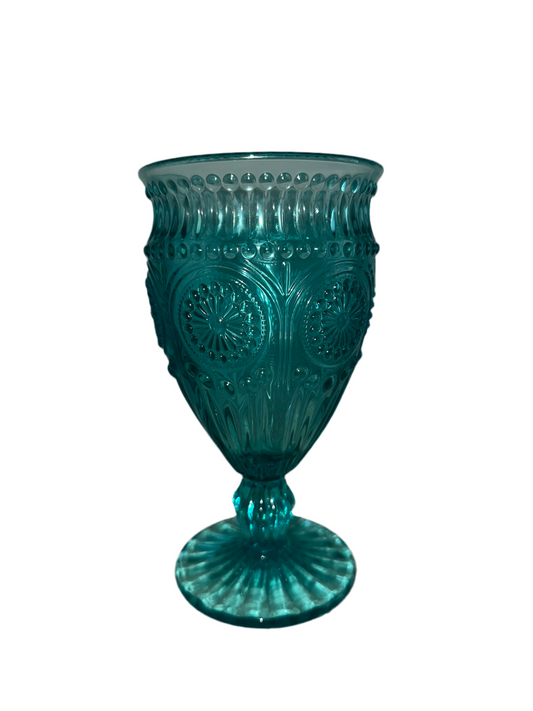 Turquoise Water Glass