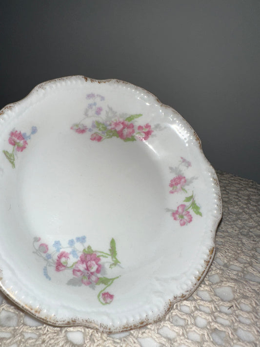 Limoges Floral Jewelry Catch All Dish