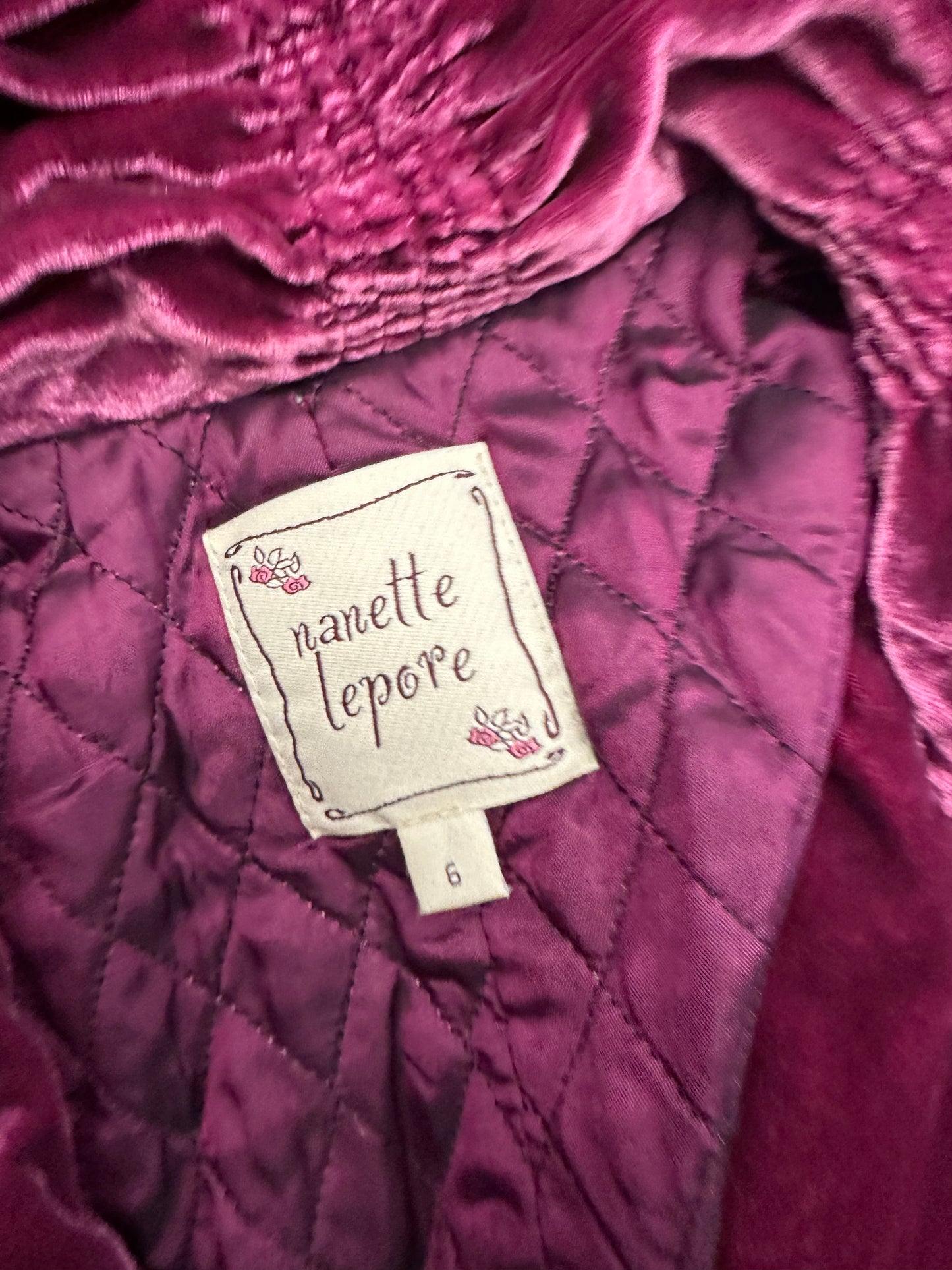 Vintage Magenta Nanette Lepore Coat