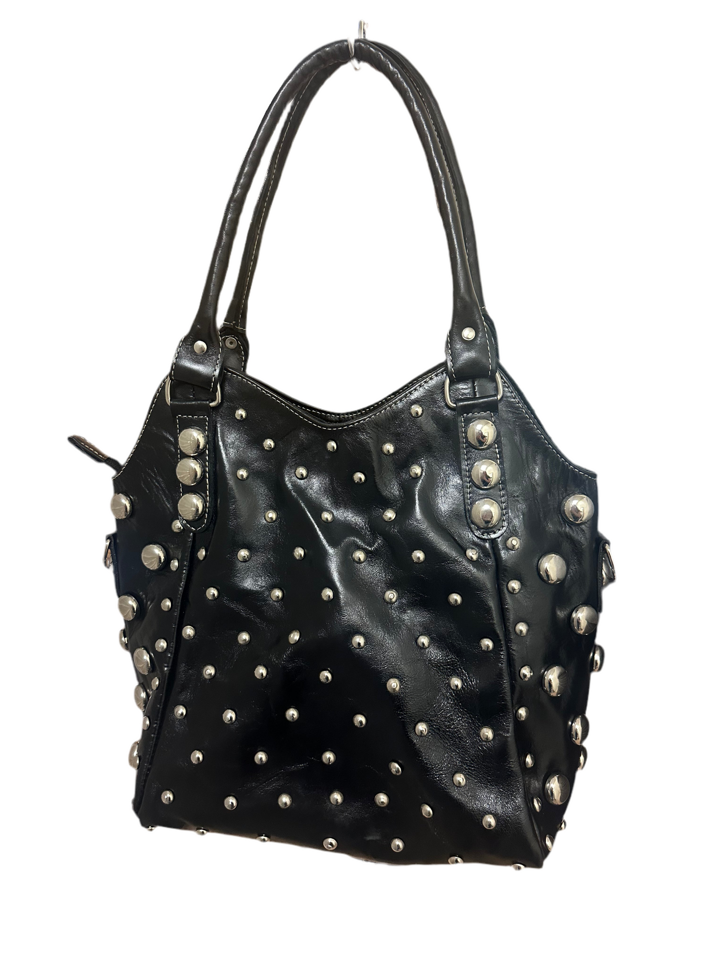 Leather Studded Tote